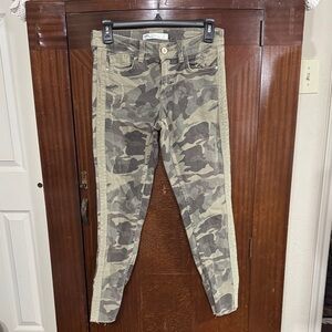 Zara Z1975 Denim Camouflage Pants